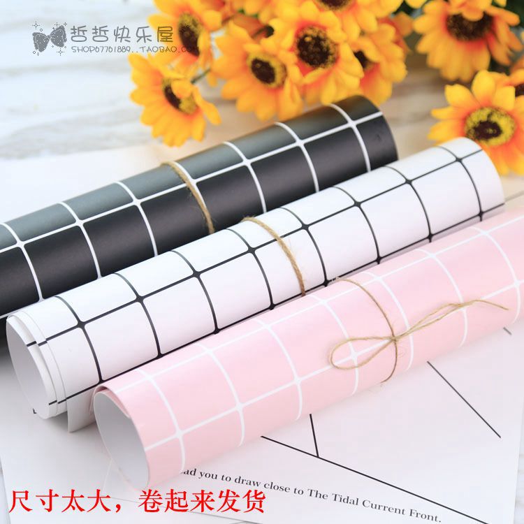 chic style ins Japanese and Korean style large grid background paper food shooting props large size background card chic style ins Japanese and Korean style large grid background paper food shooting props large size background card