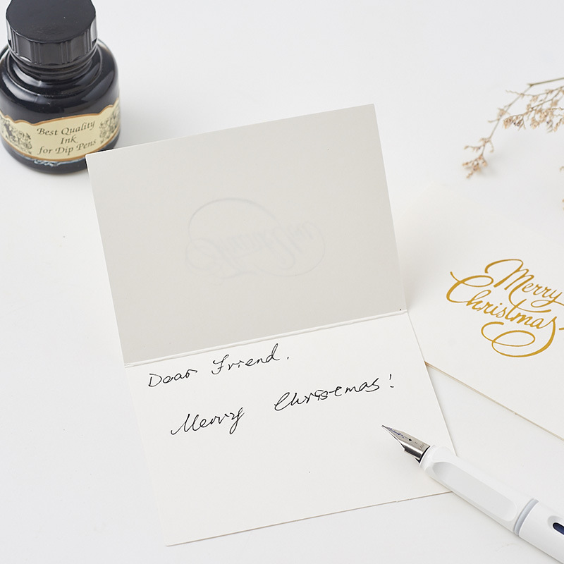 Simplicate hot -burn thanksgive card business festival gift card Creative gifts to decorate Christmas (including envelope) self -renewal 3