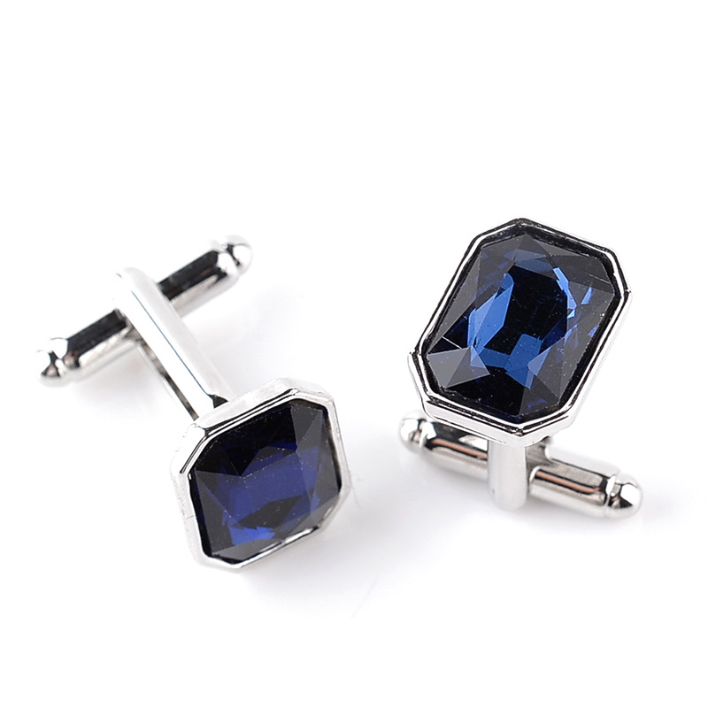 Glaskristall Manschettenknöpfe Für Herren Bunte Hemd Accessoires_voghion.com