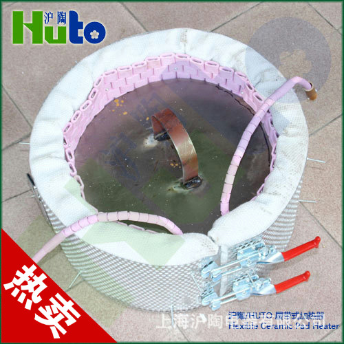 沪陶HUTO LCD型管道热处理陶瓷电加热器 履带式加热器