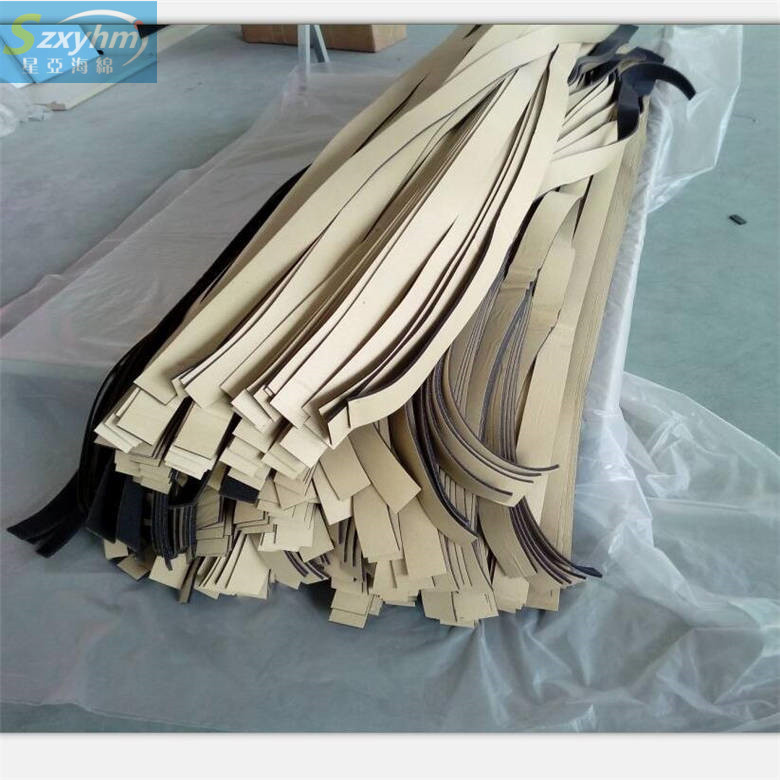 直销动车用阻燃海绵条，橡胶泡棉密封缓冲条