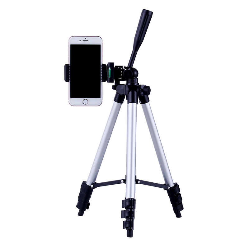 手机夹三脚架手机直播支架三角架单反户外数码相机便携自拍