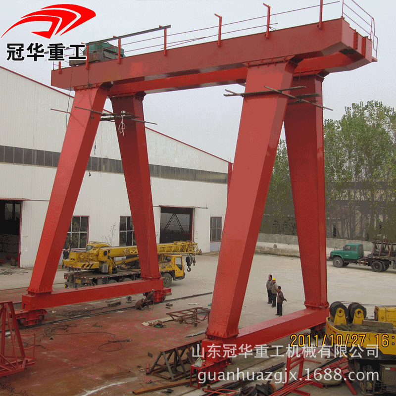 供应MHS 5吨10吨20吨门式龙门吊行吊 地轨龙门吊 电动葫芦龙门吊