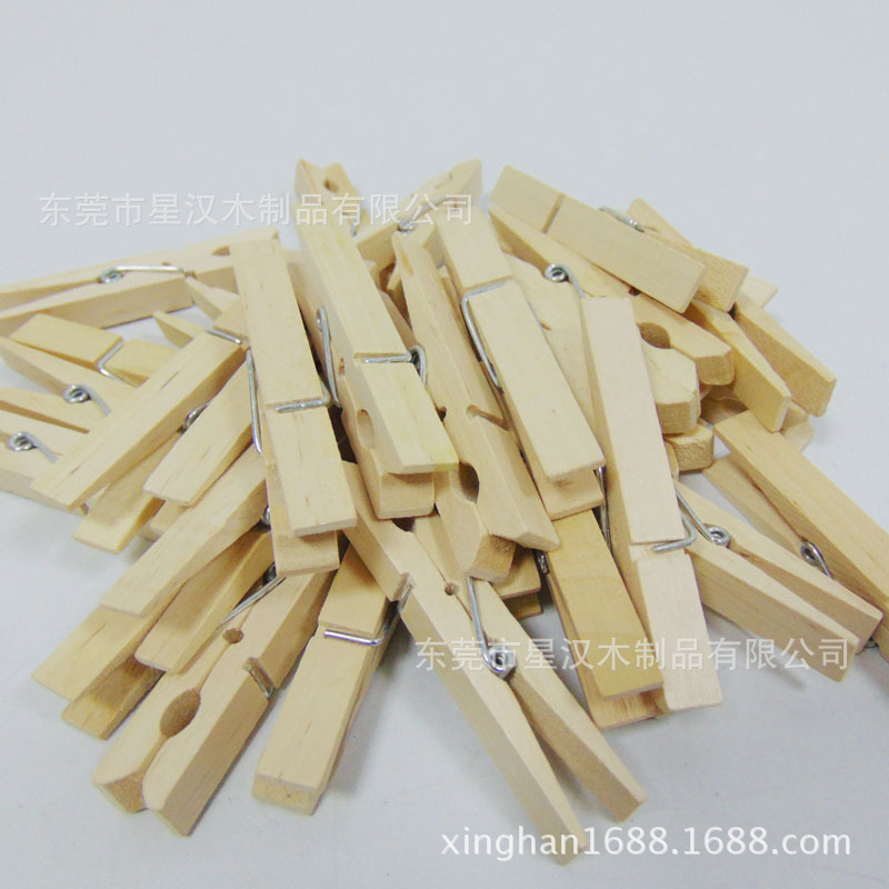厂家销售 35mm72木夹子 小木夹 相片夹子 可印刷激光 量大价优-阿里巴巴
