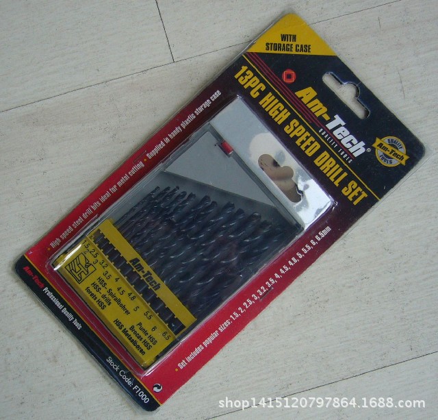 13件套麻花钻钻/13PCS麻花钻/13支麻花钻/13件套公制麻花钻/钻头