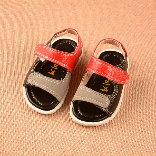 Giày dép trẻ em Hàn Quốc Giày dép trẻ em mùa hè 2019 cho bé dép đi trong nhà 0-1-2 tuổi Giày em bé