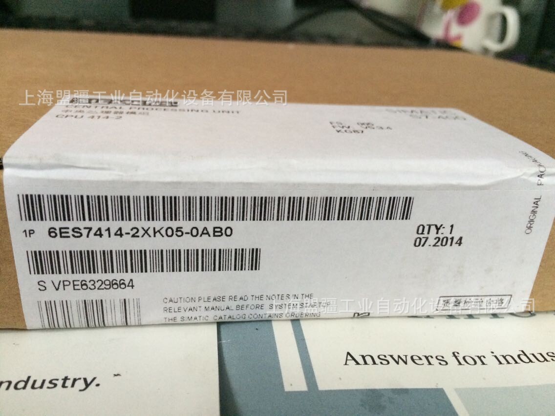 6ES7414-2XK05-0AB0西门子PLC 模块CPU414-2 6ES7 414-2XKO5-OABO