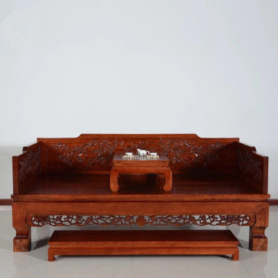 Luban furniture Manufactor Direct selling classical Chinese style Ocean bed bedroom solid wood Sofa bed customized