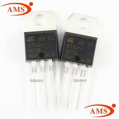 BTA24-800B BTA24-800 In line TO-220 Triac Thyristor ST/ STMicroelectronics