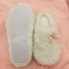 Demi-season non-slip slippers with bow