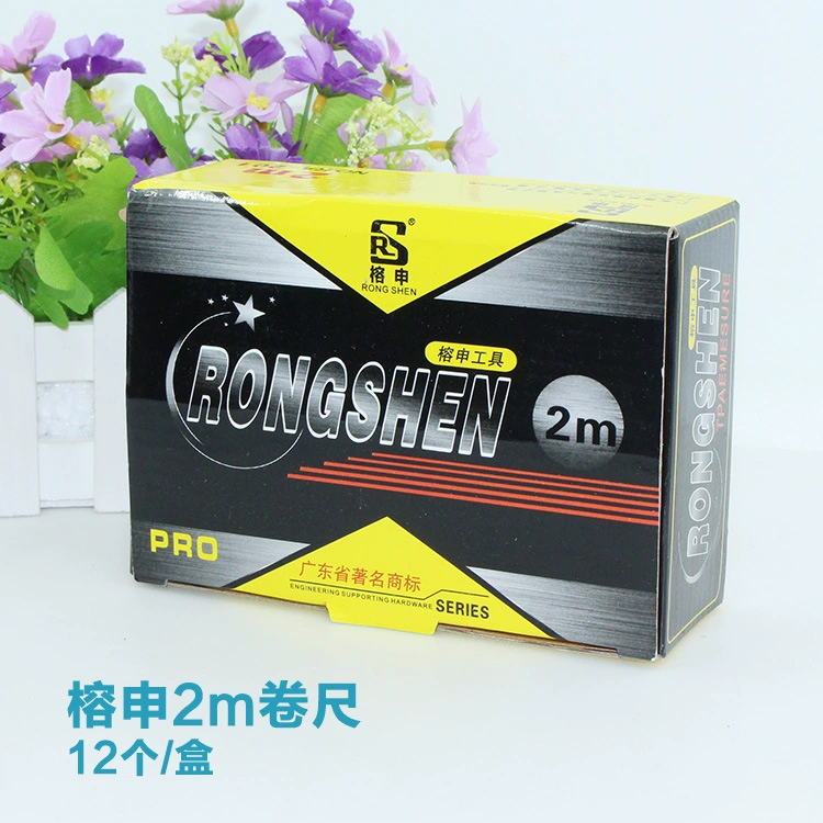 Рулетка Rongshen Brand 2 м Измерительная линейка Деревообрабатывающее оборудование Бытовая телескопическая линейка Метрическая дюймовая стальная лента