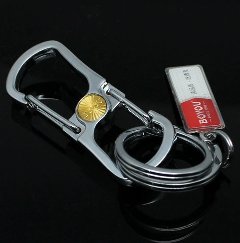 Shanghai Boyou A270 keychain dual -circle lockchain pumping in plastic