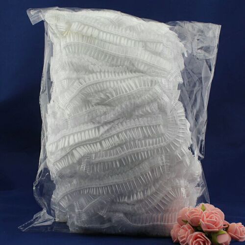 Thickened anti-fouling adult disposable strip shower cap hotel hotel shower bath female shampoo plastic oil-baked hat