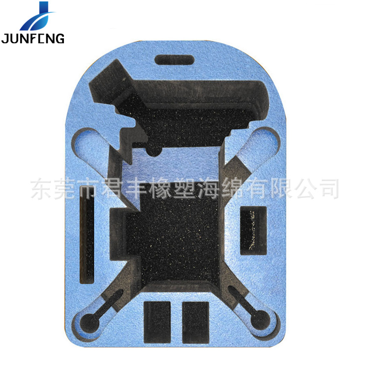 君丰供应 无人机灯饰固定包装防护内托eva泡棉成型减震缓冲海绵