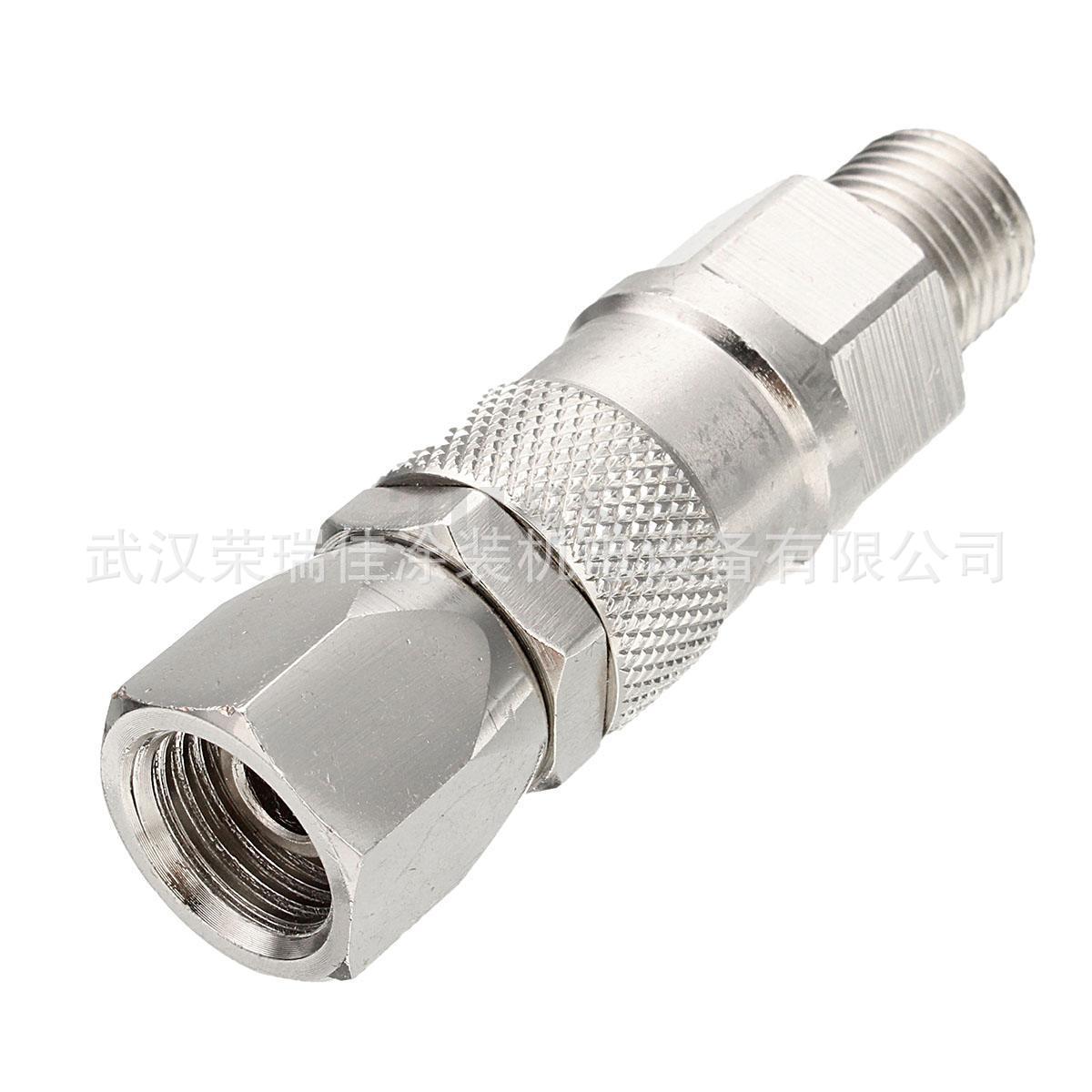 批发喷枪活动接头高压无气喷枪旋转头口径1/4固瑞可款224457通配