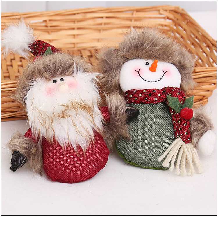 Christmas Cartoon Style Cute Santa Claus Cloth Indoor Family Gathering Festival Hanging Ornaments display picture 2