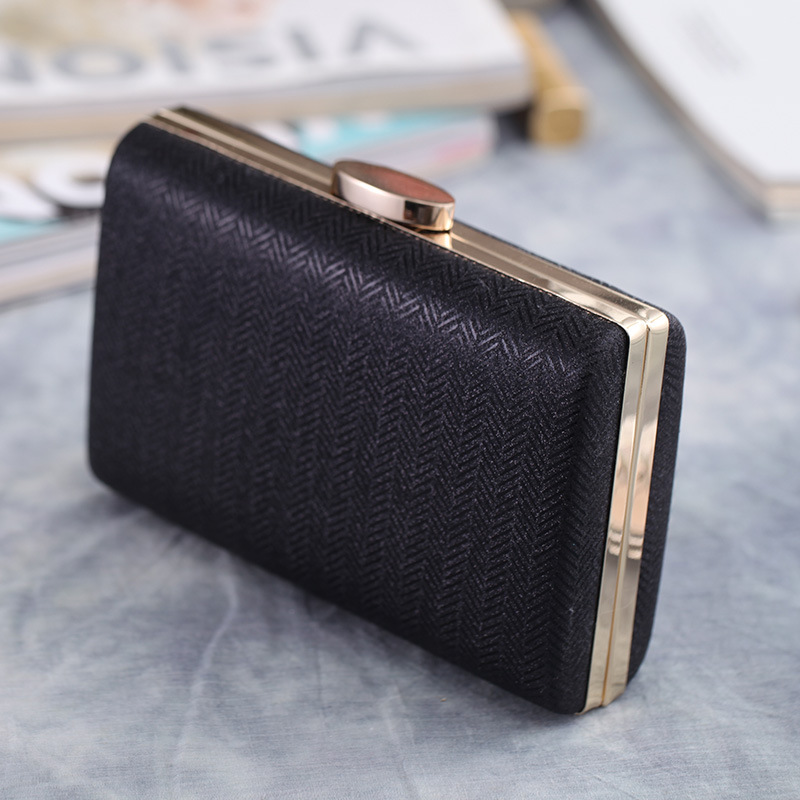 Clutch Bag Dinner Bag Plaid Synthetic Leather Hard Shell Women's Bag Small Square Bag display picture 26