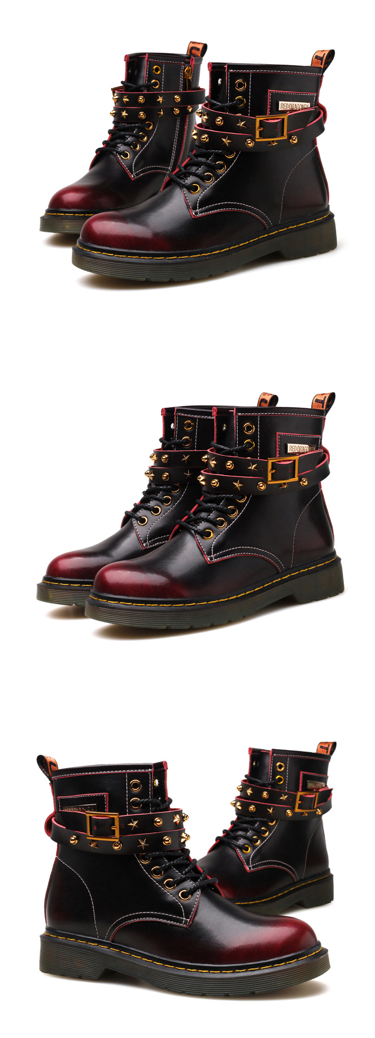 Bottes femme IMPRESSION VERTE en En cuir - Ref 3355071 Image 32