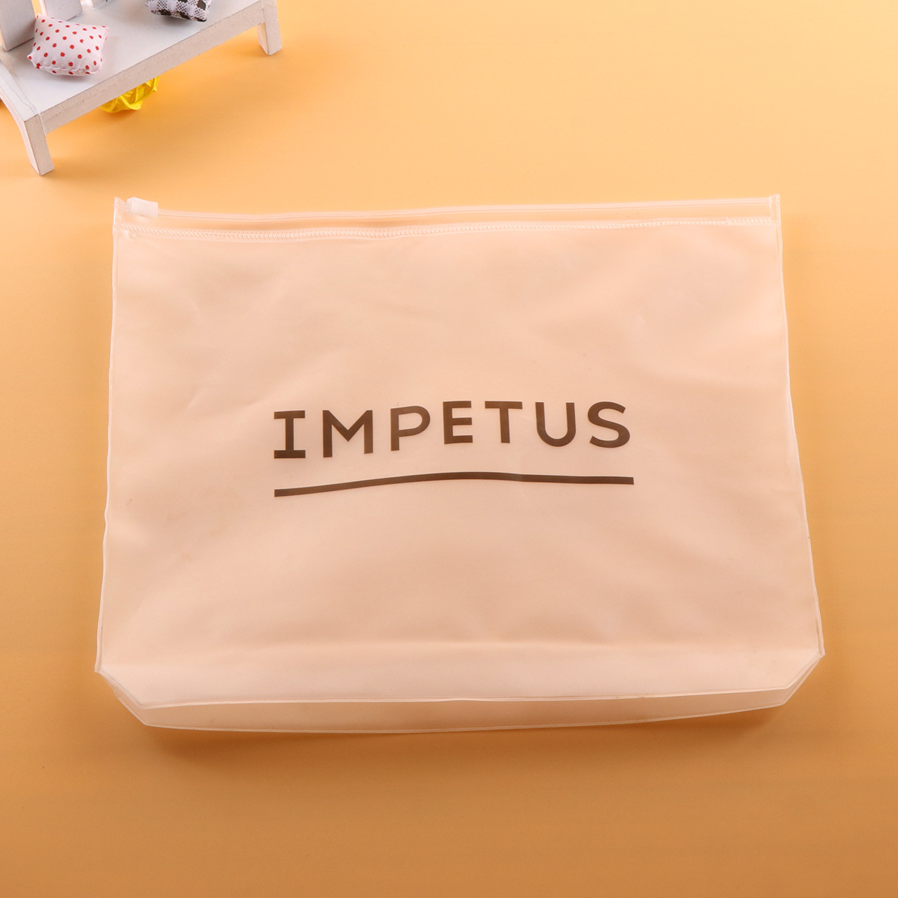 pvc塑料袋pvc学生文具塑料包装袋 PVC半透明磨砂拉链自封袋定做