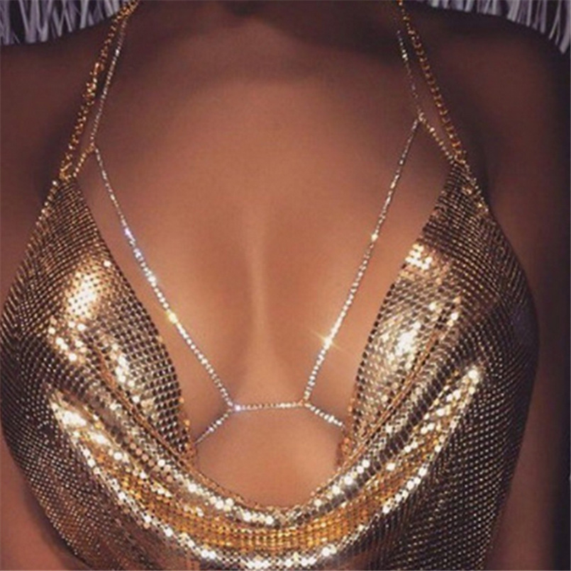 non-mainstream alloy plating Body chain (Silver)NHGY0591-Silver