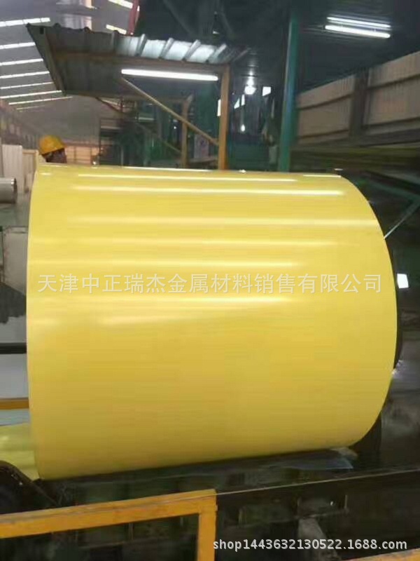 齐齐哈尔黄色彩钢瓦彩钢卷大量销售