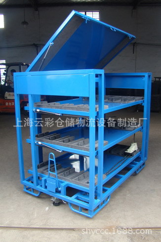 上海武汉工位车布袋车汽车零部件工位器具汽车零部件转运架