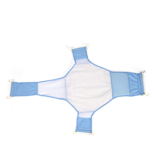 Manufacturer wholesale children's bath net infant cross-shaped bath bed baby bath net scoop adjustable shower net bath bed