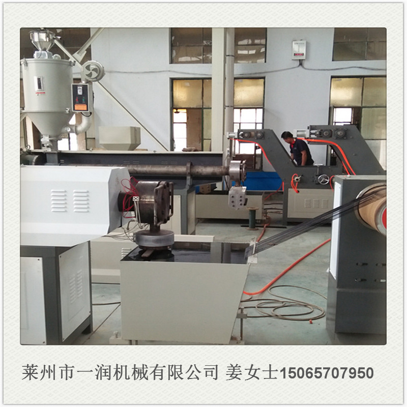 塑料拉丝机 圆丝拉丝机组 塑料尼龙绞丝绳子设备 圆丝拉丝机价格