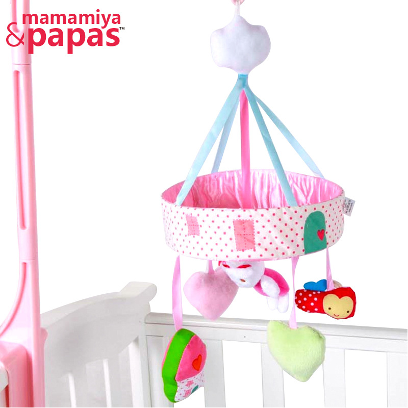 Campana de cama de conejo rosa