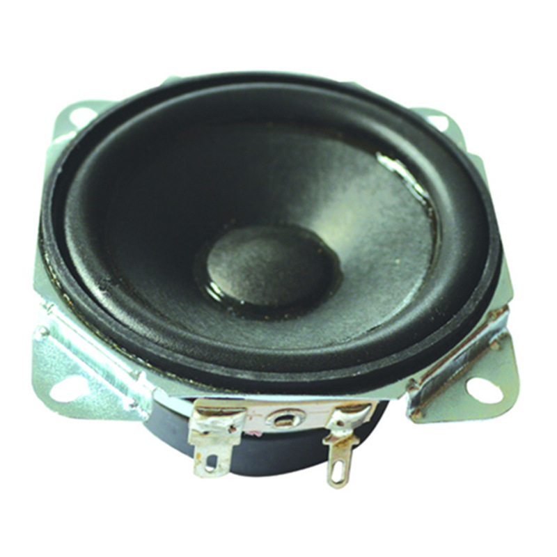 LS66W-10-R4 66mm2.5寸4欧10W方形翘脚橡胶边纸盆音响喇叭6.32V