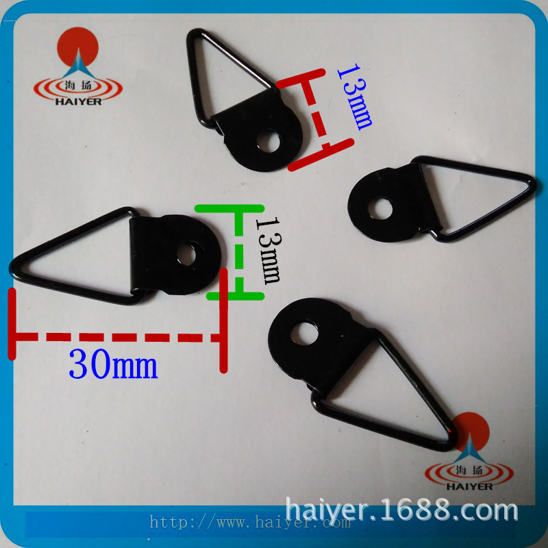 专业生产相框环保黑锌加长三角挂钩高三角挂钩