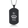Necklace for beloved, universal pendant with letters suitable for men and women, European style