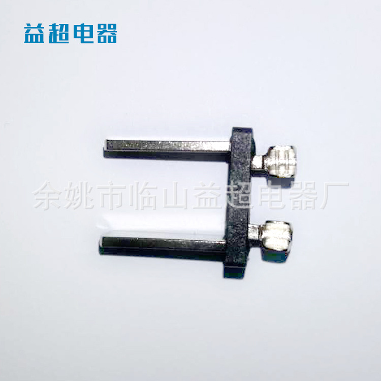 一体式 国标两插不露胶 二插支架 两极电源插头 二芯 高质量