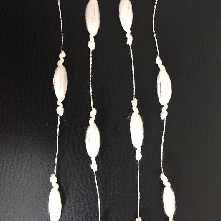 批发针织涤纶半边绒灯笼纱 有色仿棉手编手钩灯笼纱花式纱线