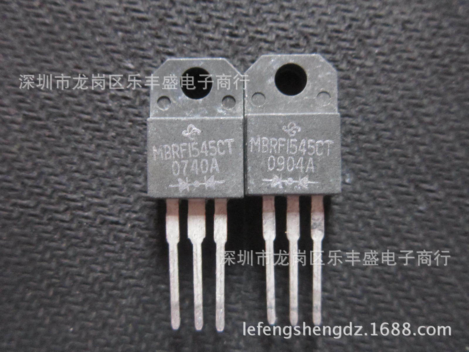 MBRF1545CT 拆机VISHAY TO-220F 肖特基二极管 15A 45V