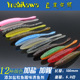 12 Colors Soft Worms Fishing Lures Soft Baits Fresh Water Bass Swimbait Tackle Gear