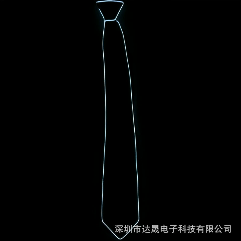 Галстук-бабочка DAISON DST002 LED светящийся галстук, холодный свет EL, 10 цветов для карнавала и Хэллоуина