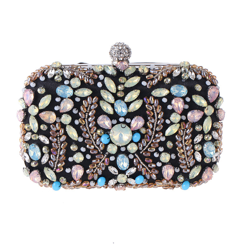 Fine Hand-studded Beaded Bag Featuring Evening Banquet Bag display picture 3