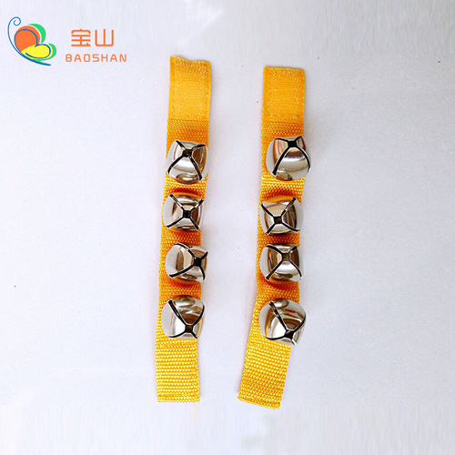 Wholesale baby bell bracelet Orff instruments, kindergarten Velcro toys, educational toys, hand bells