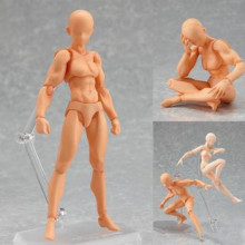 figma 素体 男性 女性 He she 肤色 灰色款 可动模型摆件手办