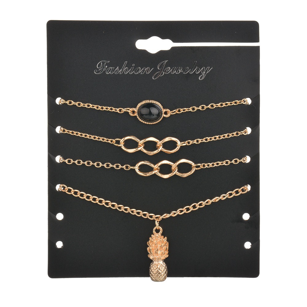 Occident and the United States alloy plating Bracelet (Gold)NHBQ0993-Gold
