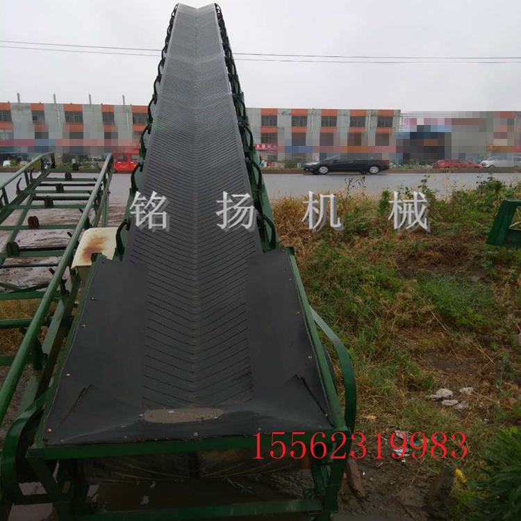 80型方管皮带运输机 水果蔬菜皮带机 优质电动升降皮带输送机