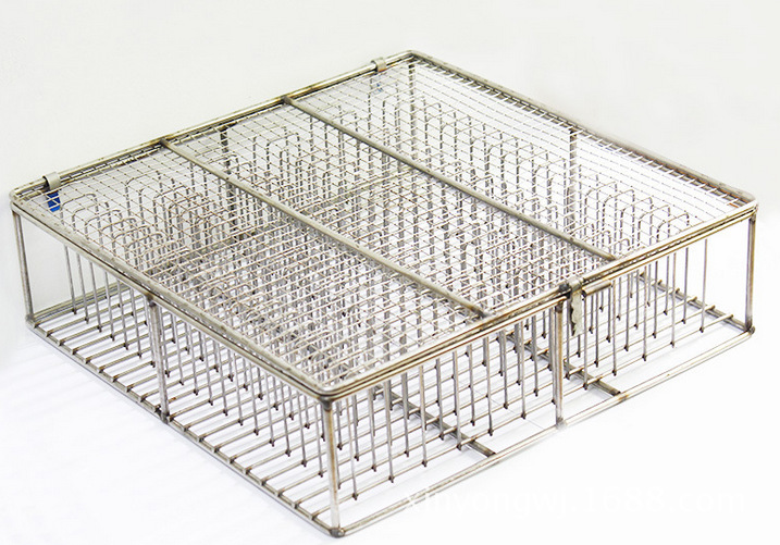 新永批发零售各类不锈钢超声波清洗篮 工业玻璃清洗篮 包胶清洗篮