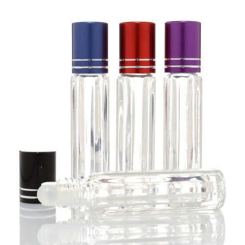 Bulk wholesale 3ML essential oil roll ball glass bottles, essential oil roll ball empty bottles for topical application