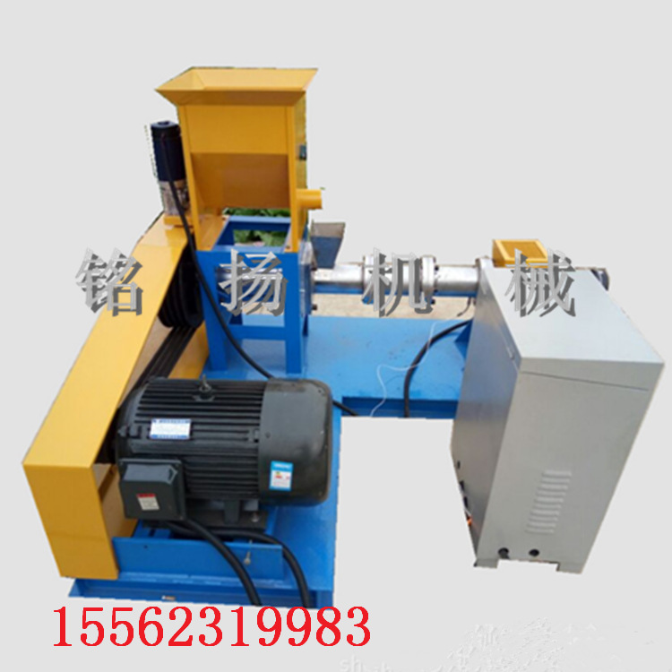 热销宠物饲料膨化机 鱼饲料膨化机 狗粮膨化颗粒设备