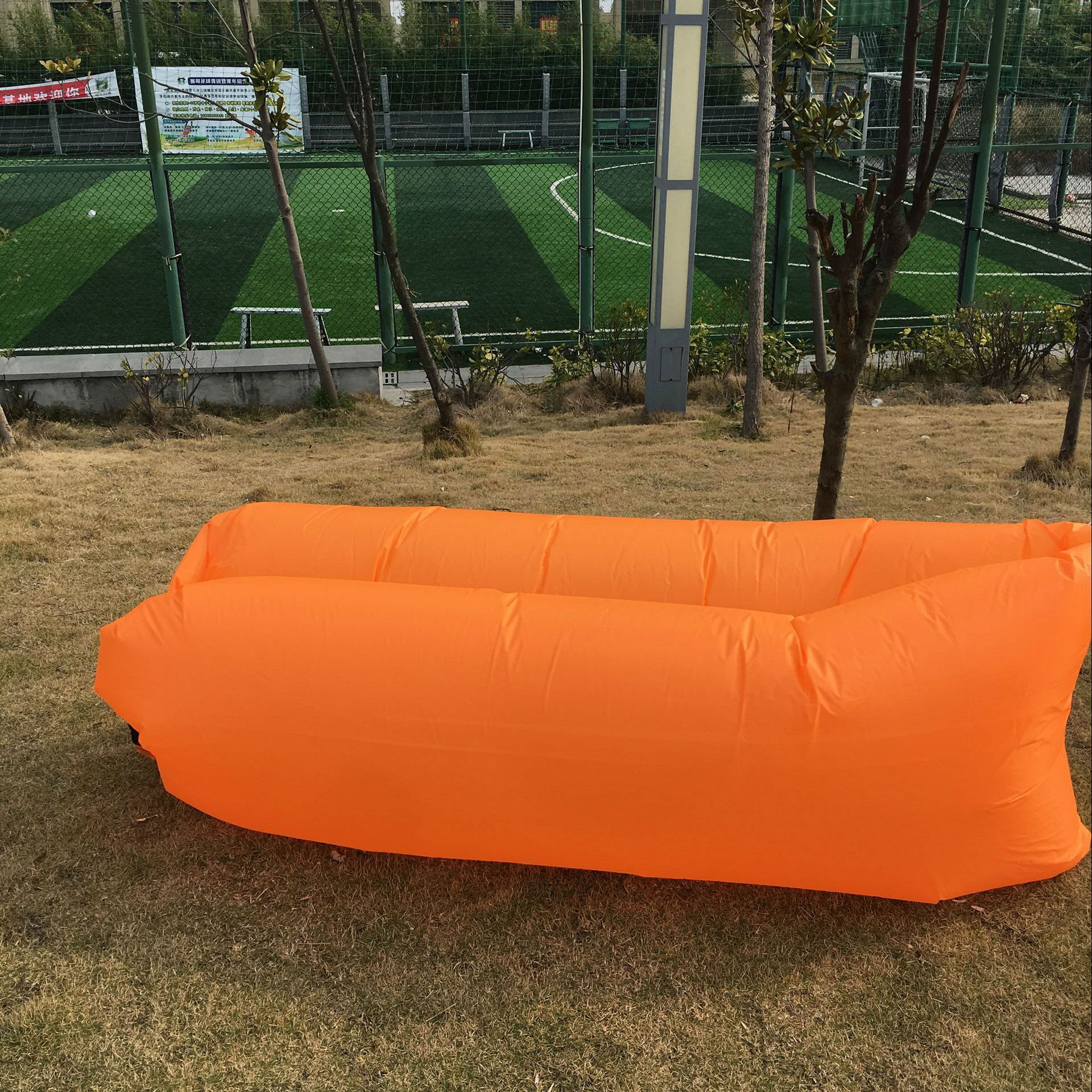 双层双口户外空气懒人沙发床快速充气床折叠空气床气垫工厂热销