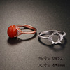 Wedding ring, stone inlay, silver 925 sample, simple and elegant design, custom made, wholesale