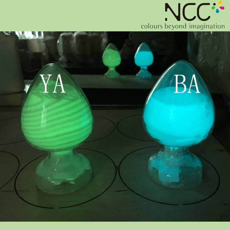 Производители поставляют УФ-возбуждение Флуоресцентный порошок длительного действия светящийся порошок экологически чистый светящийся пигментный цвет светящийся порошок