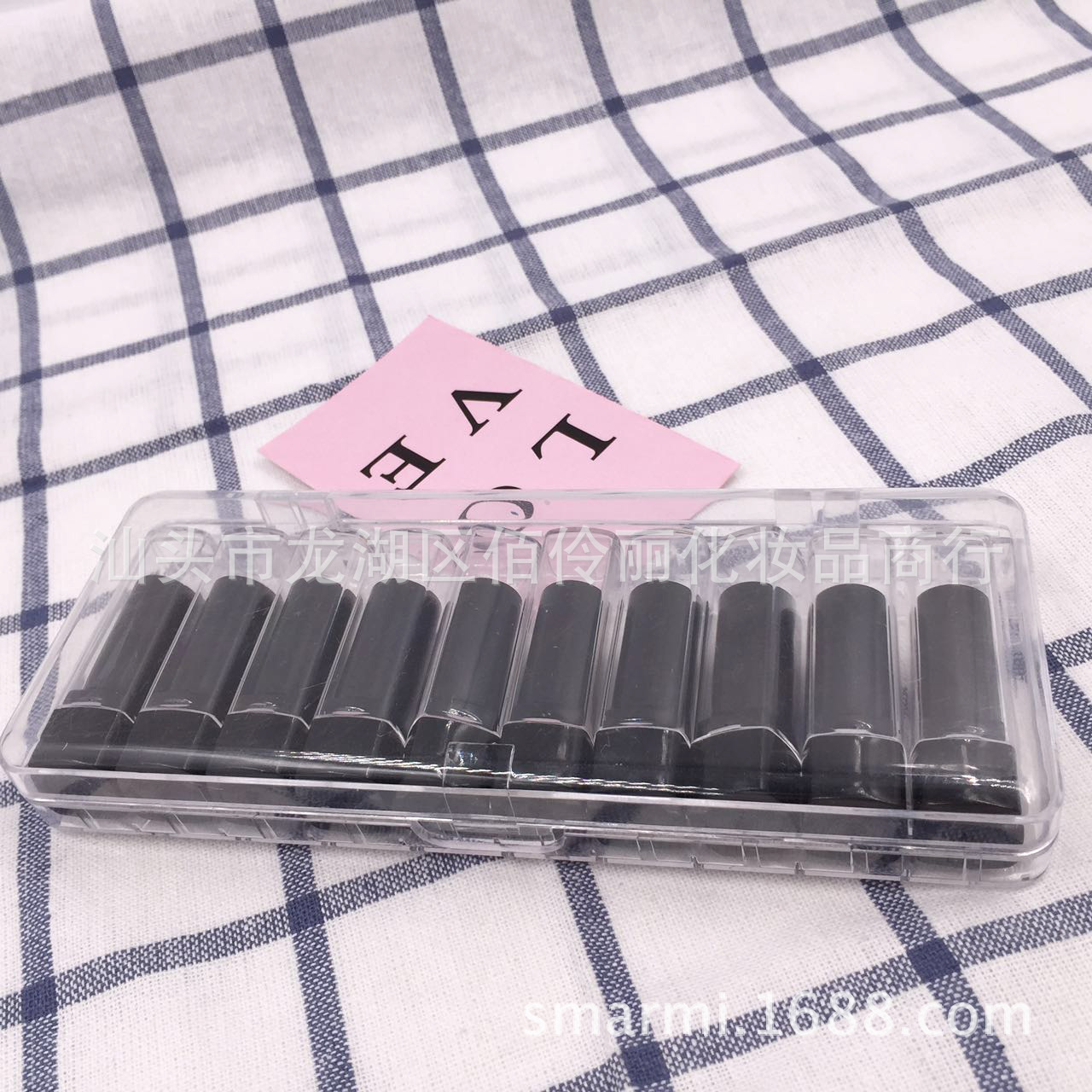 现货供应小样口红管方形高档迷你 DIY唇膏管化妆品新品彩妆包材