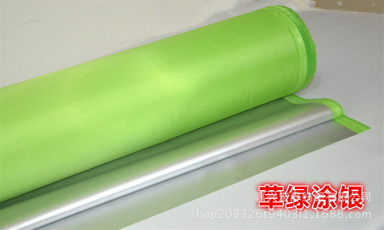 300D encriptación plateada tela Oxford impermeable protector solar paraguas tela ropa de carro paraguas paraguas tienda de campaña tela en stock